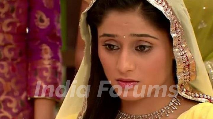 Soumya Seth Navya engagement look in TV Show Navya