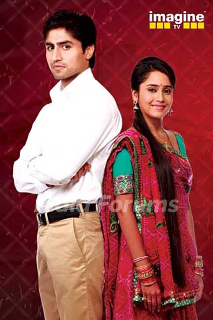 Harshad Chopra and Aasiya Kazi in tv show Dharampatni