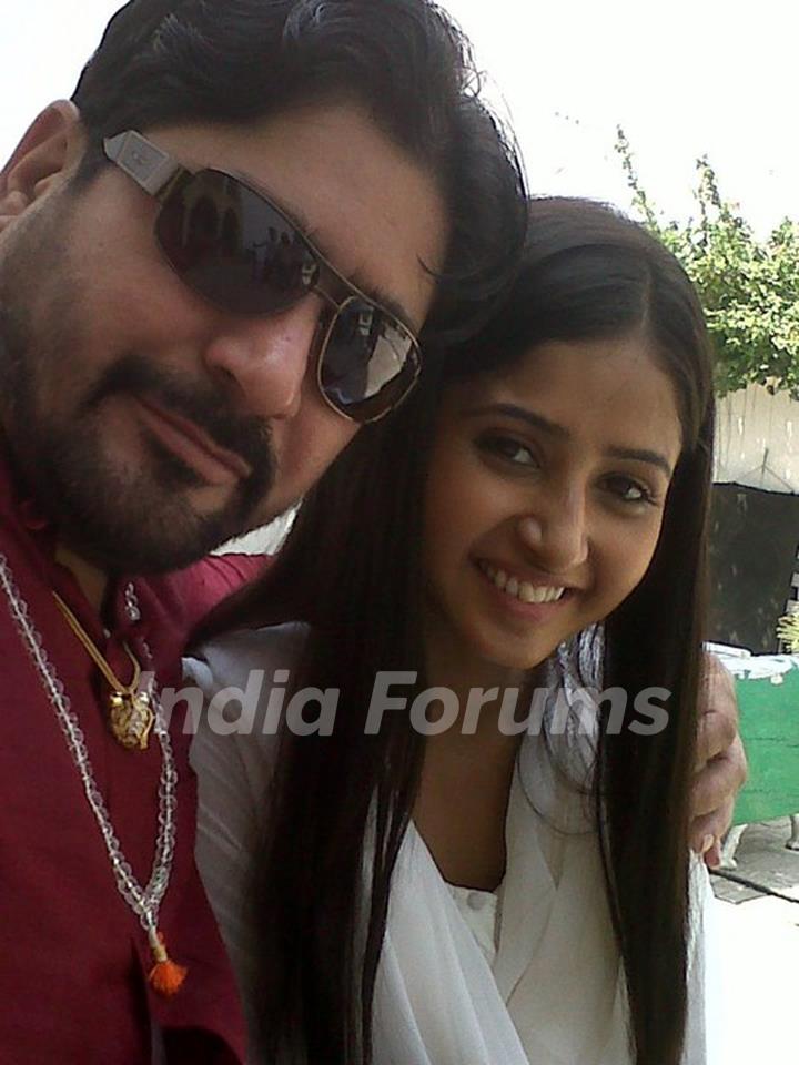 Sana Amin Sheikh with Yashpal