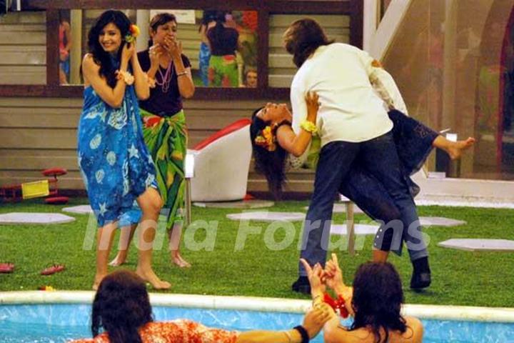 Pool Party in Bigg Boss House