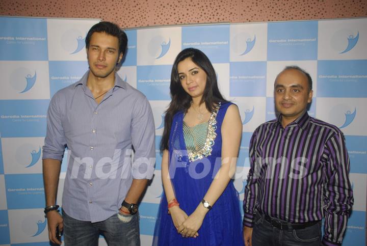 Rajneesh Duggal and Nargis Bagheri at Garodia school annual day at St Andrews. .