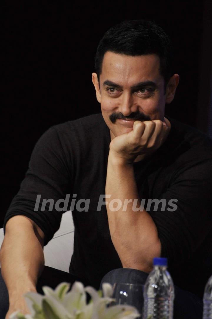 Aamir Khan at Star press meet. .