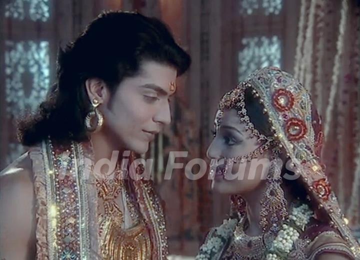 Gurmeet and Debina as Ram and Sita