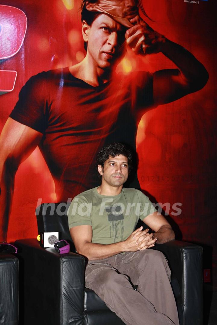 Farhan Akhtar at Press Conference of first look launch of Don 2