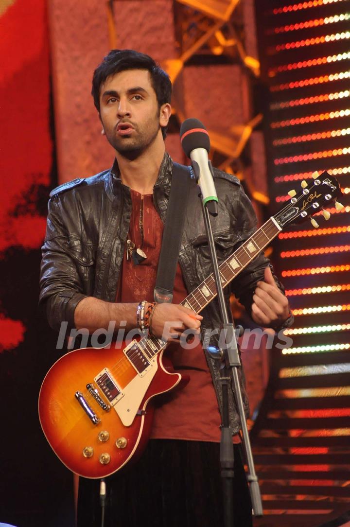 Ranbir Kapoor on the sets of Bigg Boss Season 5 at Karjat