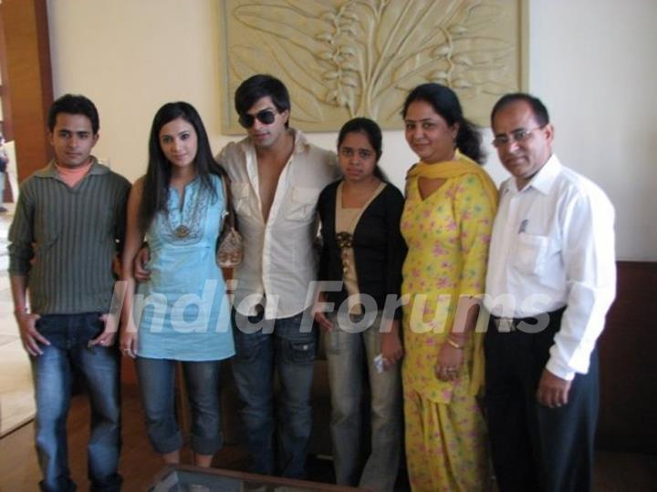 Karan Singh Grover with Shilpa Anand