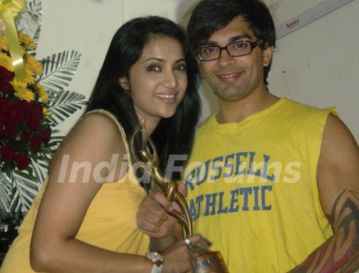 Karan Singh Grover with Shilpa Anand