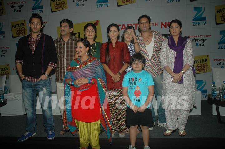 Cast and Crew at the Zee TV launches Hitler Didi at Westin