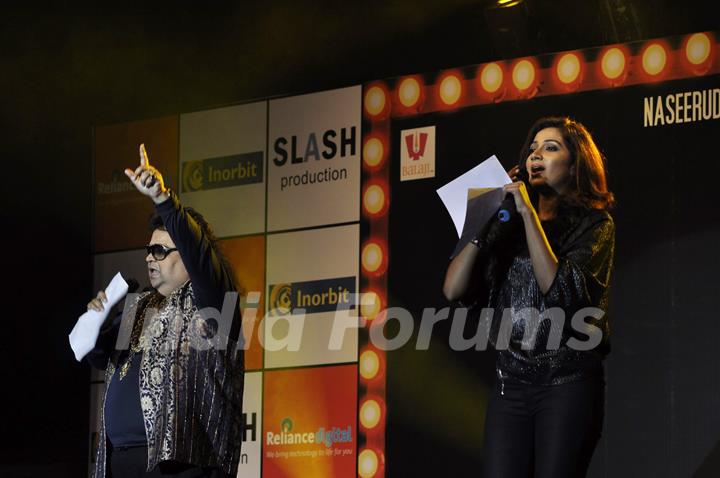 Shreya and Bappi Lahiri at Audio Release Of 'The Dirty Picture'