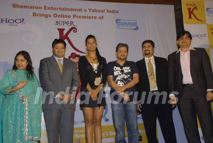 Mugdha Godse at Super K animation film launch for Yahoo.in at JW Marriott. .