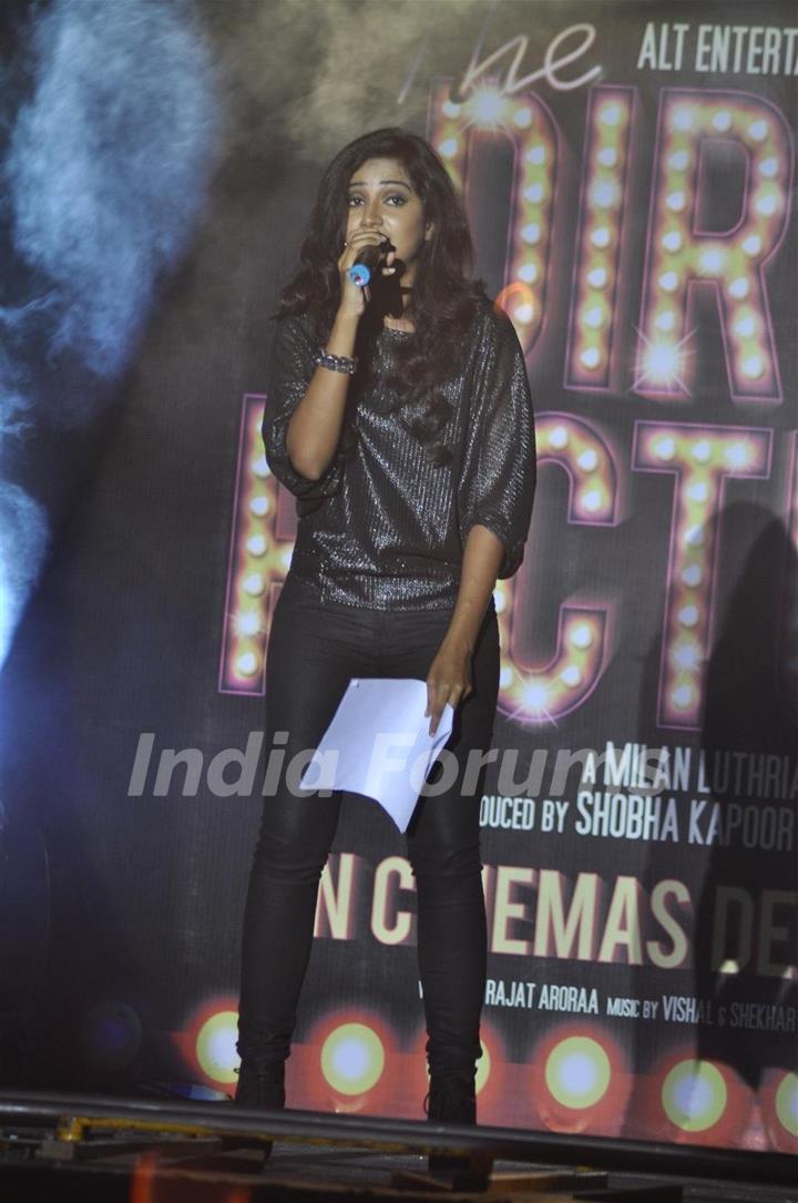 Shreya Ghoshal at Audio Release Of 'The Dirty Picture'