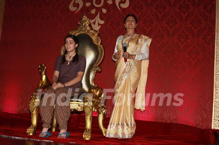 Aroona Irani with Priyal Gor at launch of new show on Sony 'Dekha Ek Khwaab' at Taj Hotel