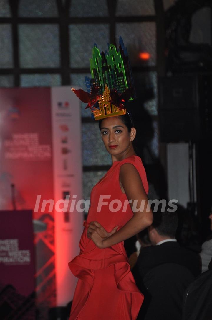 Models walk the ramp for Feme Fashions hosted by Suzanne Roshan