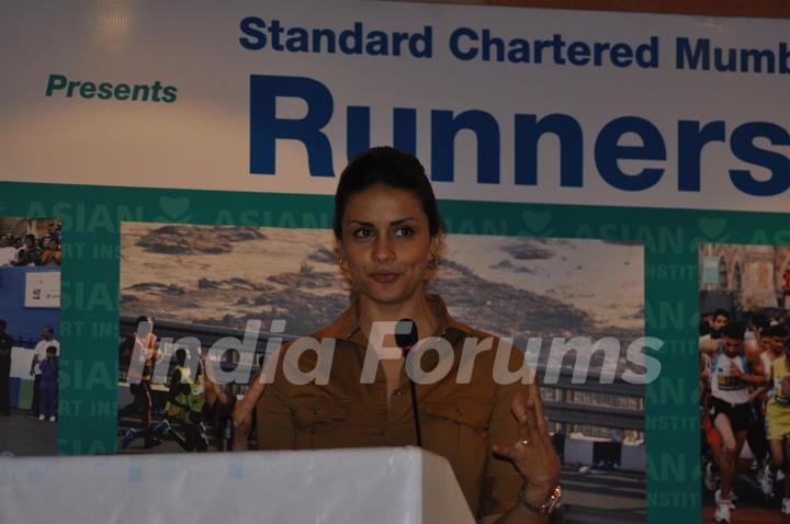 Gul Panag at Mumbai Marathon second Runner's meet