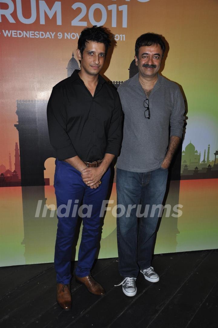 Sharman Joshi and Rajkumar Hirani grace the Mumbai London Advertising Forum 2011 at Vie Lounge