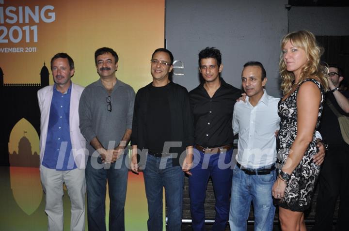 Sharman Joshi, Vidhu Vinod Chopra and Rajkumar Hirani grace the Mumbai London Advertising Forum 2011