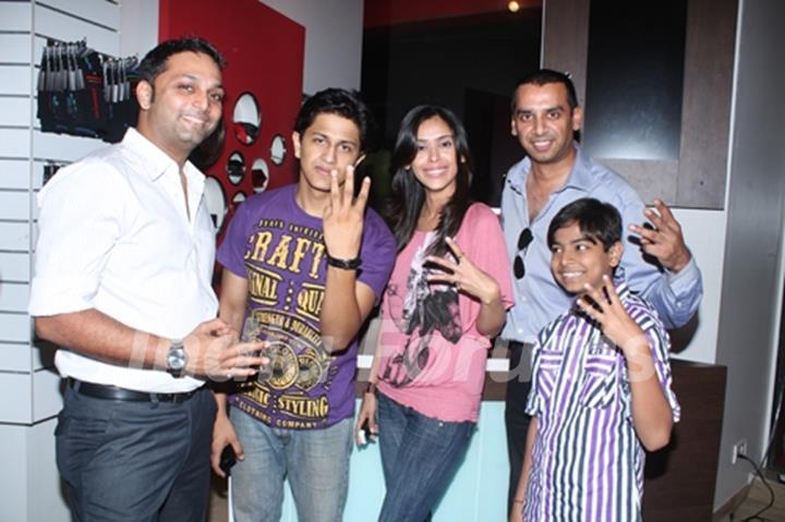 Hrishita Bhatt and Shubh promotes their film 'Shakal Pe Mat Ja' at the Provogue Lounge