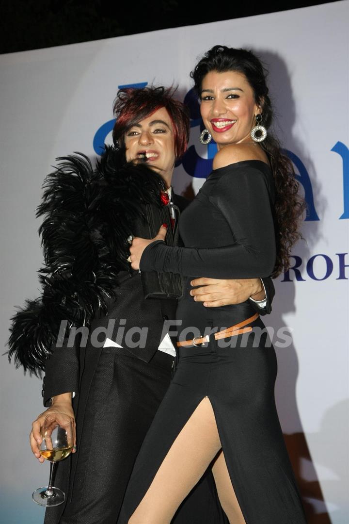 Mink Brar grace Rohit Verma's birthday bash with fashion show 'Hare' at Novotel