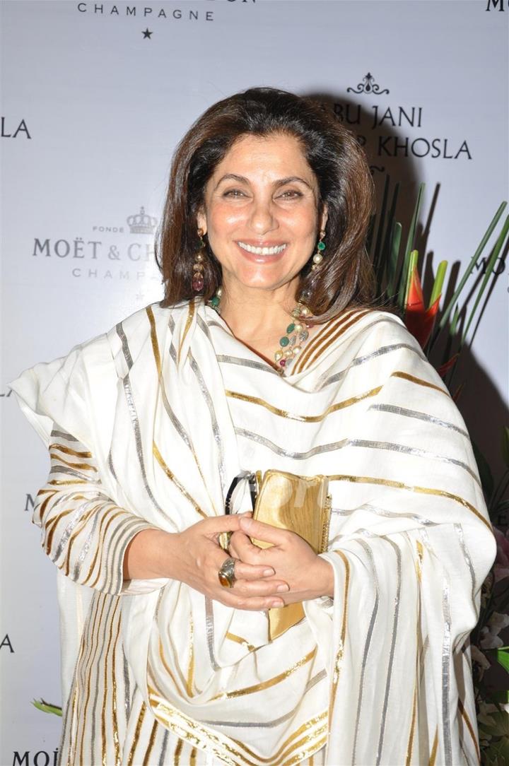 Dimple Kapadia grace Abu Jani and Sandeep Khosla's 25th year bash at the Grand Hyatt, Mumbai