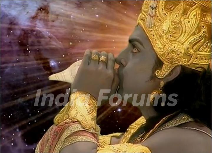 Gurmeet as Bhagwan Shri Vishnu in Ramayan