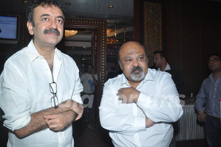 Rajkumar Hirani and Saurabh Shukla at 'Pappu Can't Dance Saala' music launch at Sea Princess