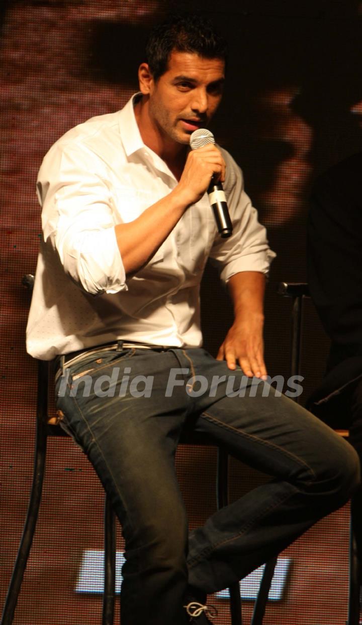 John Abraham during the launch of book ‘The Possible Dream’ in Mumbai