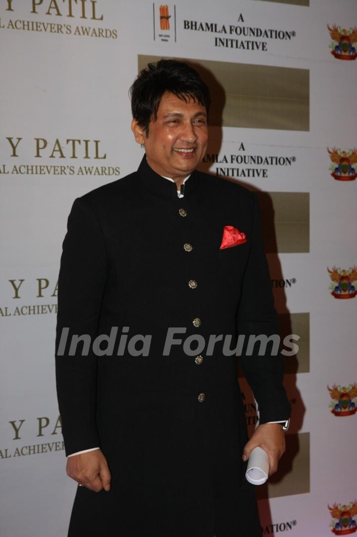 Shekhar Suman at DY Patil Annual Achiever's Awards at Hotel Taj Lands End in Bandra, Mumbai