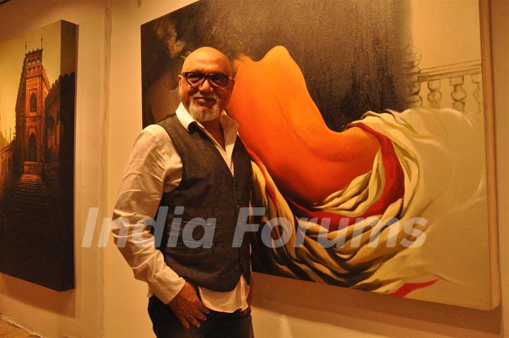 Painting exhibhition by artist Sudip Roy at Jehangir Art Gallery