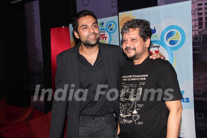 Abhay Deol and Amol Gupte at PVR Nest event, Lower Parel