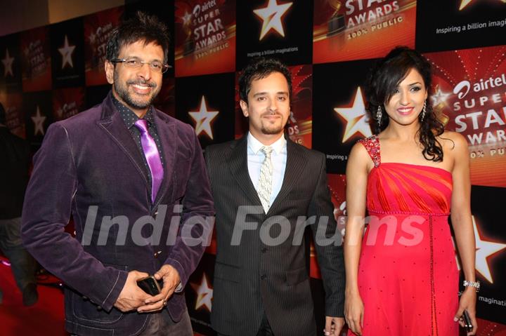 Javed Jaffrey at Super Star Awards in Yashraj