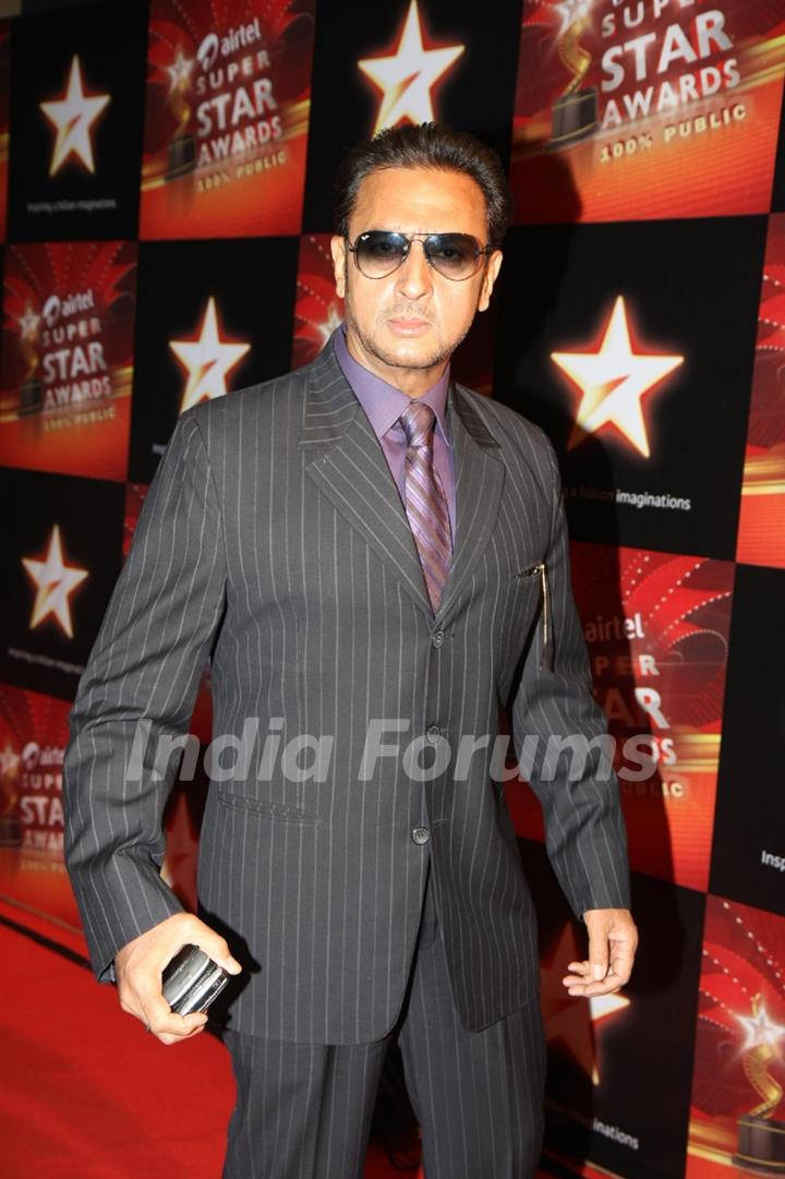 Gulshan Grover at Super Star Awards in Yashraj