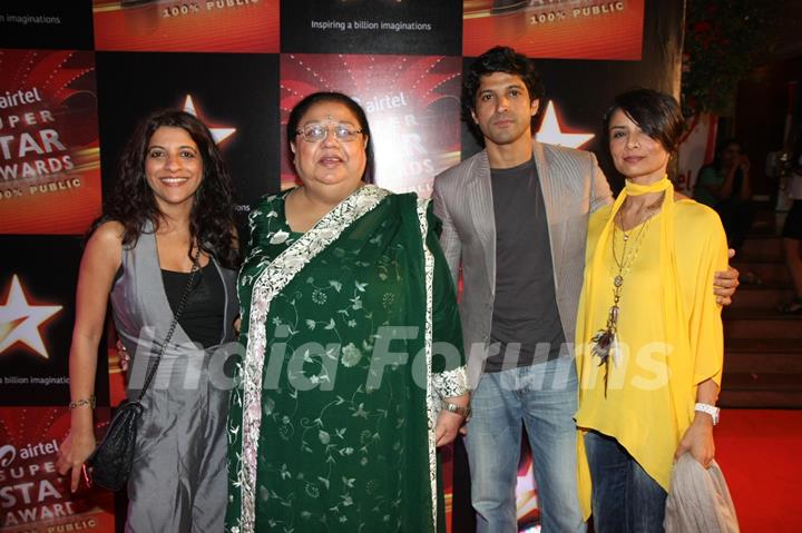 Farhan Akhtar at Super Star Awards in Yashraj