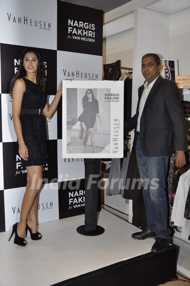 Nargis Fakhri announced as Van Heusen's brand ambassador Photo