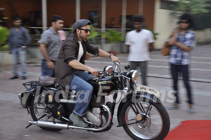 Ranveer Singh at the launch of movie Lootera at Yashraj Studio in Mumbai