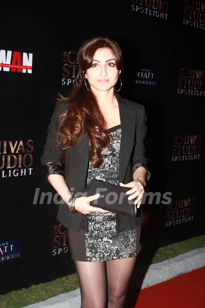 Soha Ali Khan grace The Chivas Studio spotlight party at Grand Hyatt Mumbai