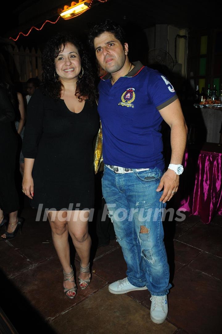 Vandana Sajnani with Bakhtiyaar Irani surprise party