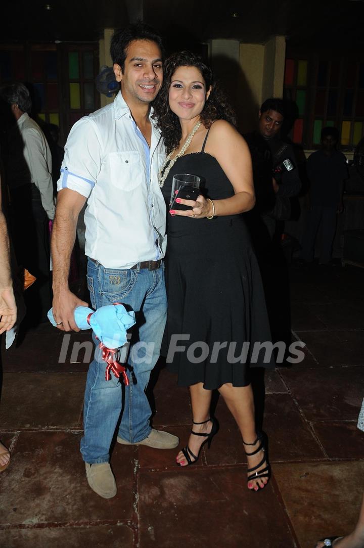 Karan Mehra with Tanaaz Irani hosts a surprise party for her husband Bakhtiyaar Irani