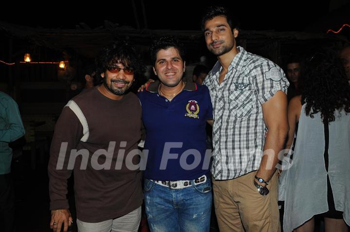 Hanif Hilal and Longines Fernandes with Bakhtiyaar Irani surprise party