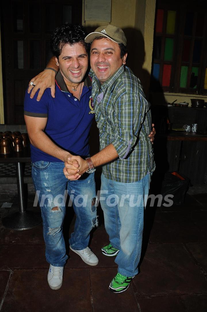 Ali Asgar with Bakhtiyaar Irani surprise party