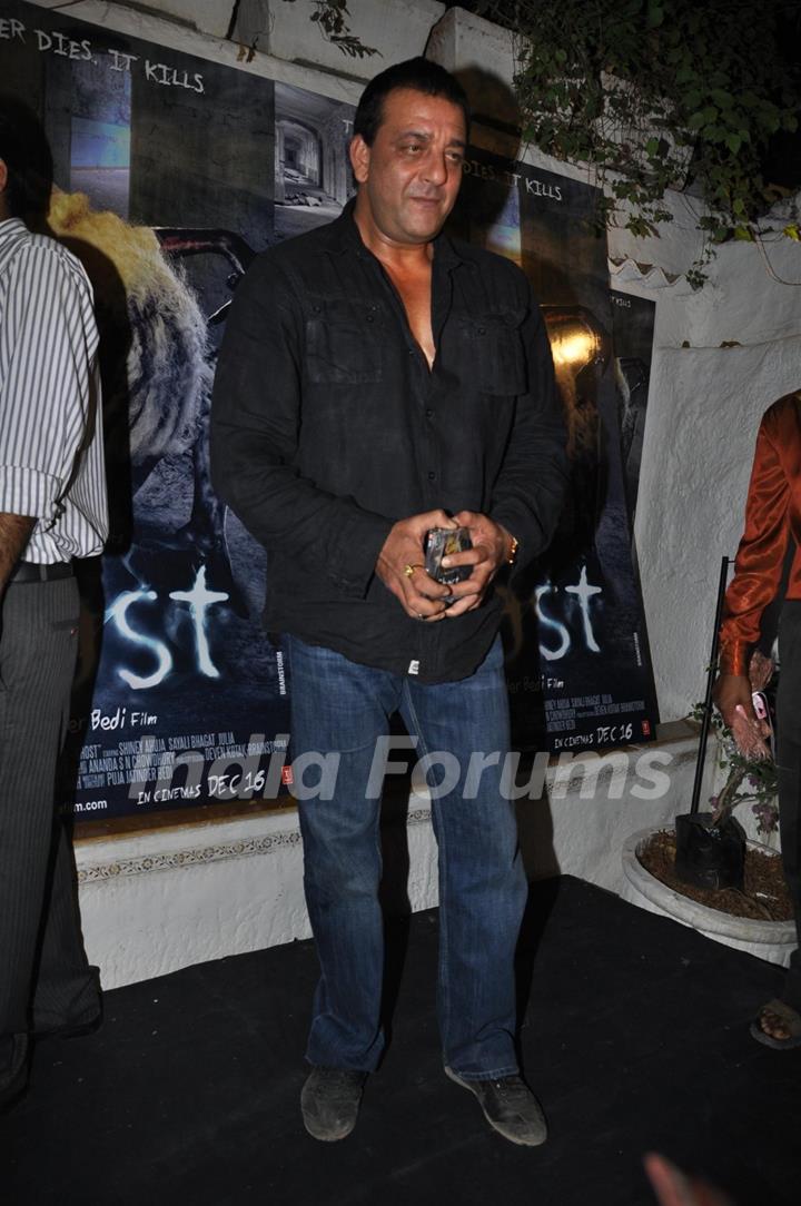 Sanjay Dutt launches film 'Ghost' music at Olive Kitchen and Bar at Bandra in Mumbai