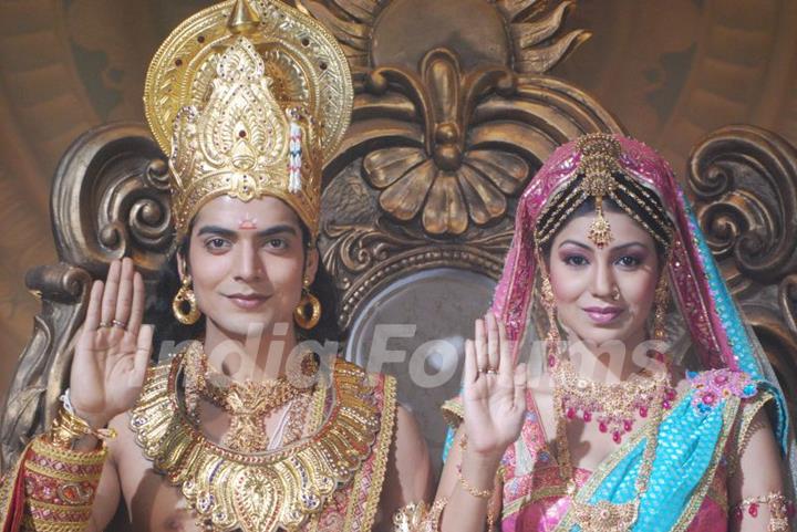 Gurmeet & Debina from NDTV Imagine's Ramayan