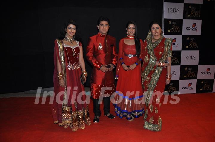 Avika Gor, Dipika Samson, Shoaib Ibrahim and Nishigandha Wad at Golden Petal Awards in Filmcity