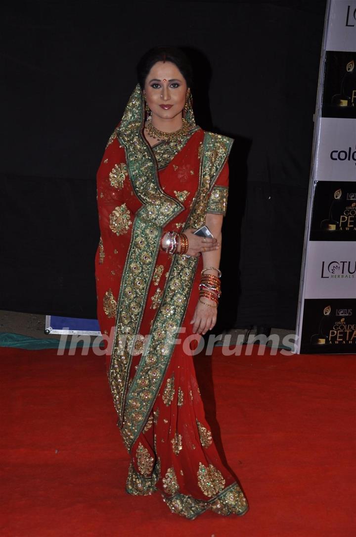 Nishigandha Wad at Golden Petal Awards By Colors in Filmcity, Mumbai