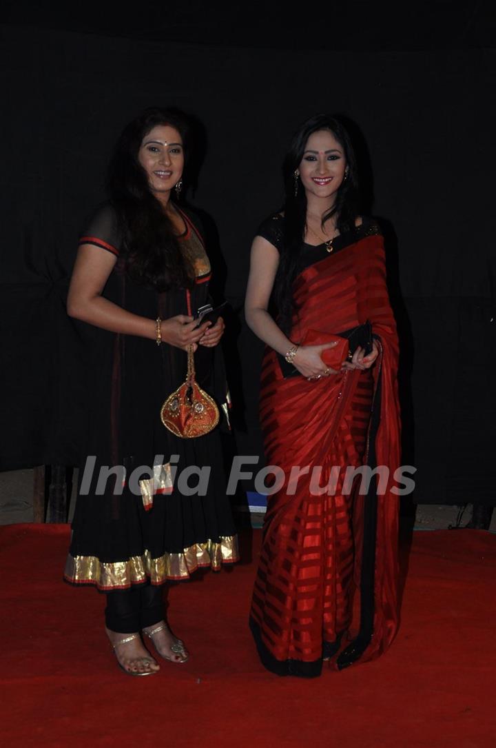 Aditi Sajwan and Seema Pandey at Golden Petal Awards By Colors in Filmcity, Mumbai