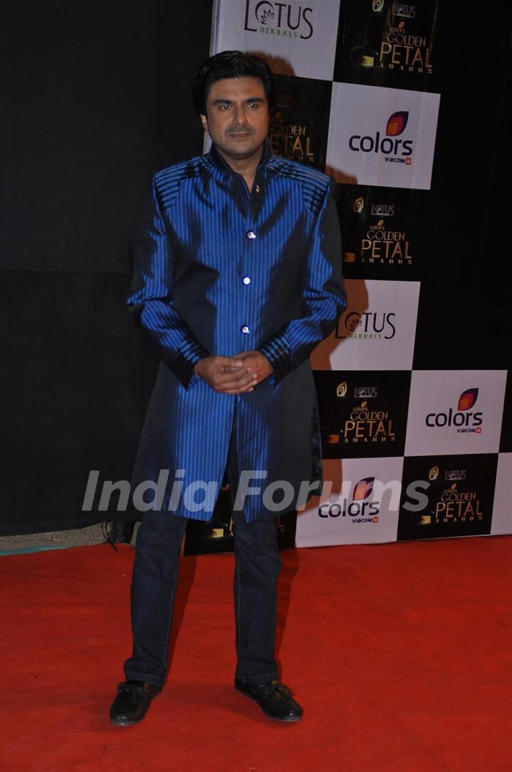 Sameer Soni at Golden Petal Awards By Colors in Filmcity, Mumbai