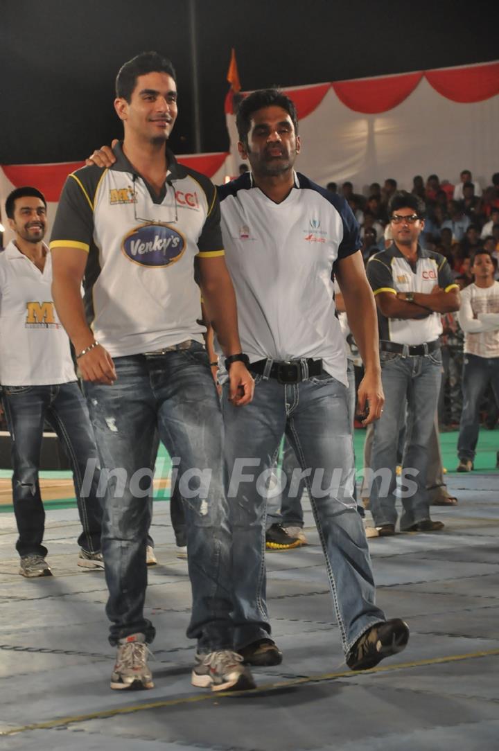 Suniel Shetty grace National Kabaddi championship at Dadar, Mumbai