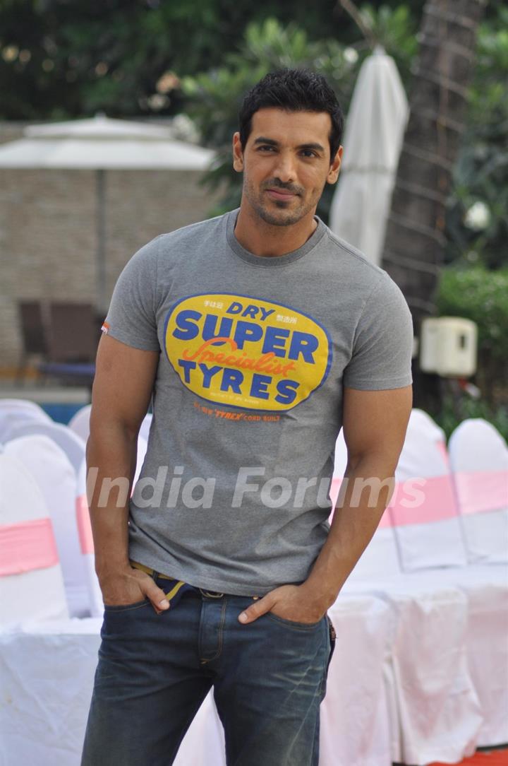 John Abraham at 'Desi Boyz' media meet