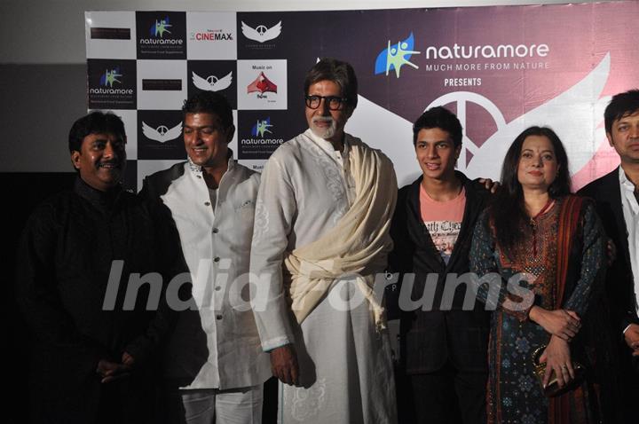 Amitabh Bachchan launches Aadesh Shrivastav's album based on 26/11 at Cinemax