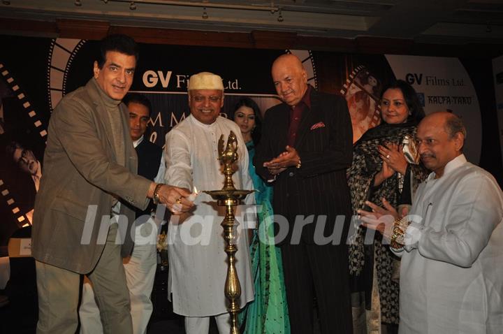 Jeetendra, Prem Chopra lit a diya at Immortal event at the JW Marriott