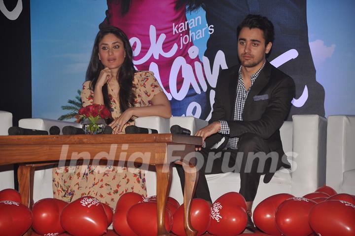 Kareena Kapoor and Imran Khan unveiled the first look of film &quot;Ek Main Aur Ekk Tu&quot; at Taj Lands End